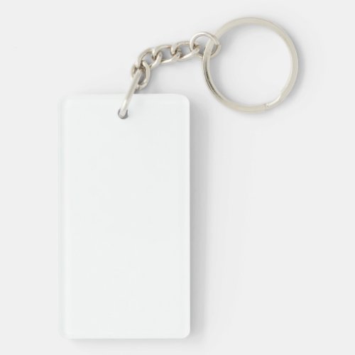 Acrylic Keychain Acrylic Keychain, Rectangle (double-sided)