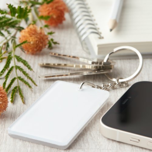 Acrylic Keychain Acrylic Keychain, Rectangle (double-sided)