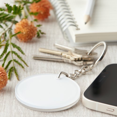 Acrylic Keychain Acrylic Keychain, Circle (double-sided)