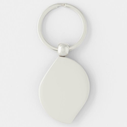 Metal Keychain Swirl Metal Keychain
