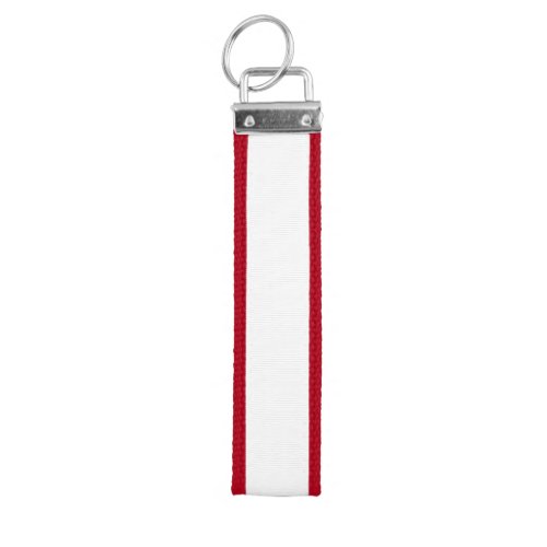 Wrist Keychain Grosgrain, Red