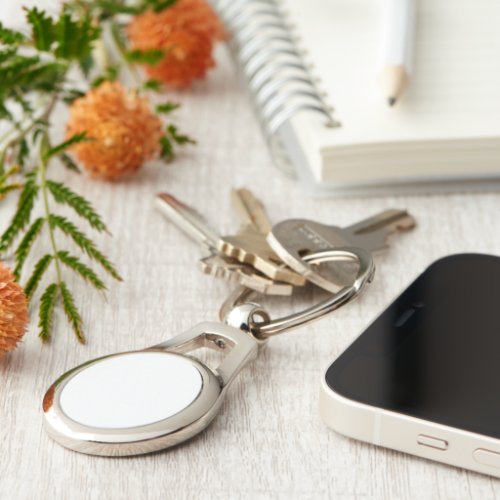 Metal Keychain Oval Metal Keychain