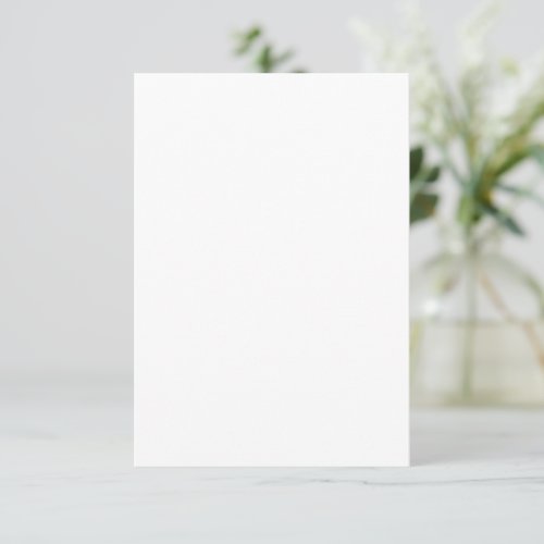 Flat Thank You Card 3.5\\" x 5\\" Flat Thank You Card