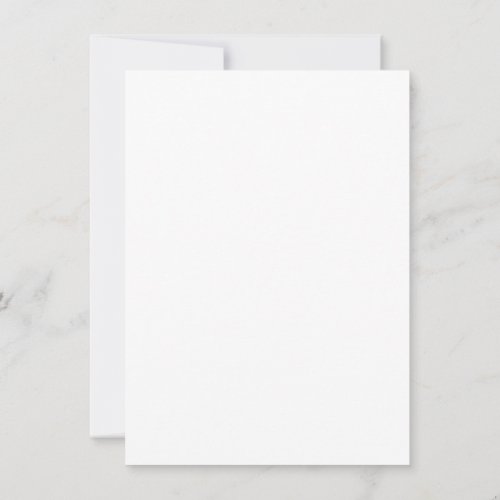 Flat Thank You Card 4.5\\" x 6.25\\" Flat Thank You Card