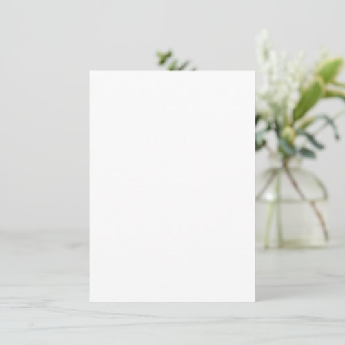 Flat Thank You Card 4.5\\" x 6.25\\" Flat Thank You Card
