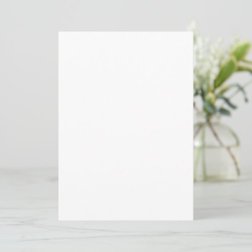 Flat Thank You Card 5\\" x 7\\" Flat Thank You Card