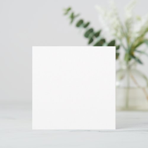 Flat Thank You Card 5.25\\" x 5.25\\" Flat Thank You Card