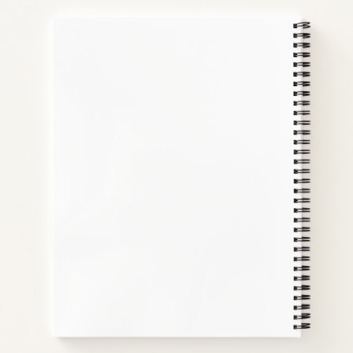 Spiral Notebook 8.5\\" x 11\\" Deluxe Spiral Notebook