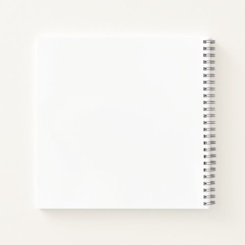 Spiral Notebook 8.5\\" x 8.5\\" Deluxe Spiral Notebook