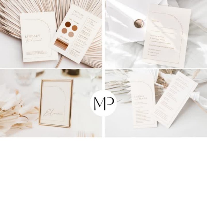 Modern Minimalist Arch Wedding Welcome Sign Foam Core Board, Size: 20.00\\" x 30.00\\