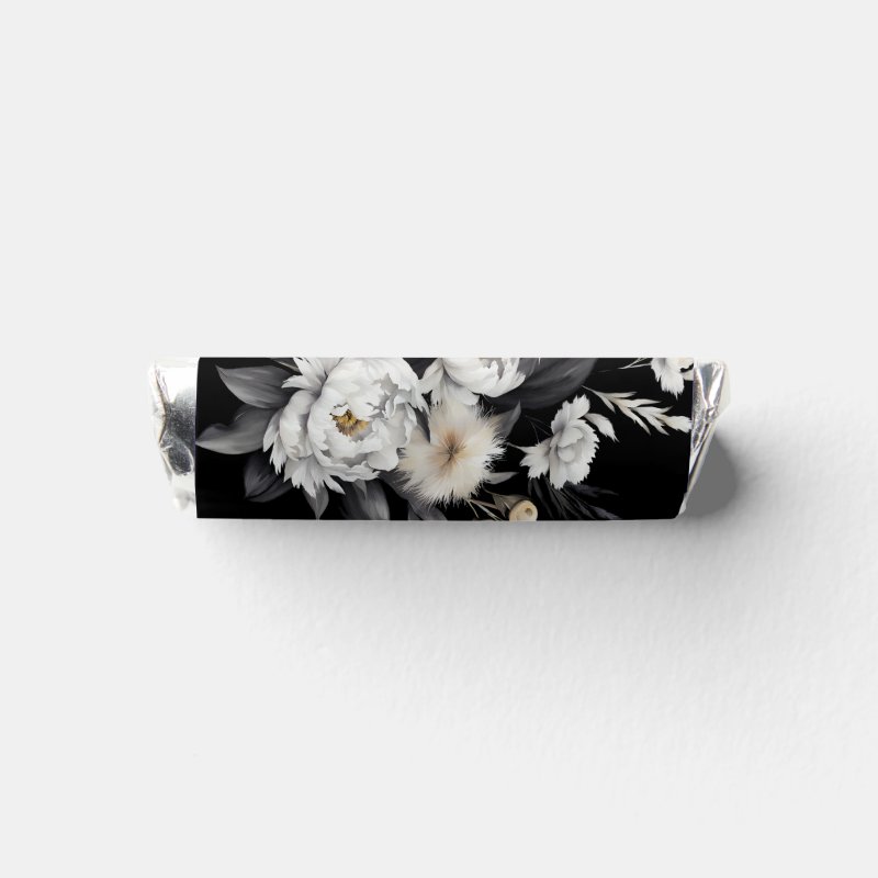 Black and white elegant boho wedding candy favors Custom Hershey®’s Assorted Miniatures™, Non-Assembled 4 Black and white elegant boho wedding candy favors Custom Hershey®’s Assorted Miniatures™, Non-Assembled