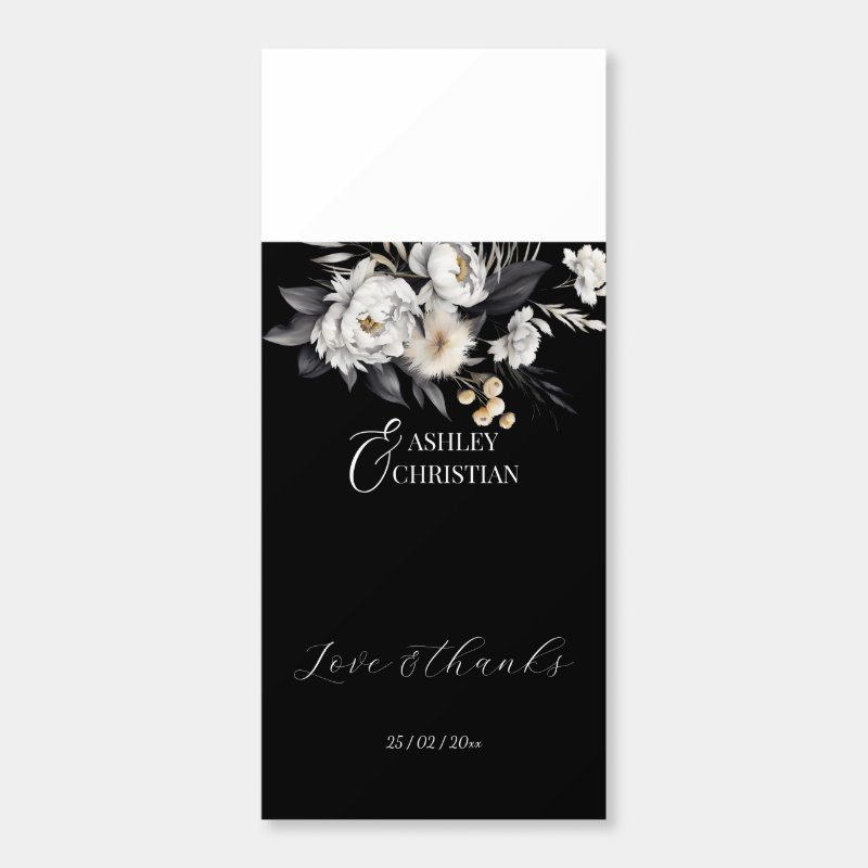 Black and white elegant boho wedding candy favors Custom Hershey®’s Assorted Miniatures™, Non-Assembled 6 Black and white elegant boho wedding candy favors Custom Hershey®’s Assorted Miniatures™, Non-Assembled