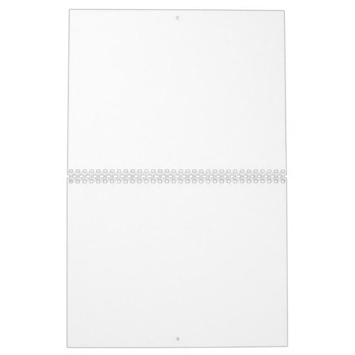 Calendar Two Page MediumCalendar, White