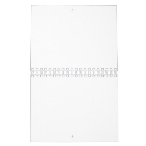 Calendar Two Page SmallCalendar, White
