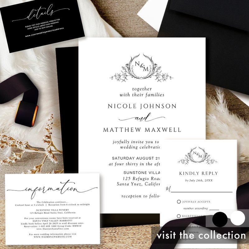 With Love and Gratitude, Chic Photo Wedding Thank You Card 3.5\\" x 5\\" Flat Thank You Card