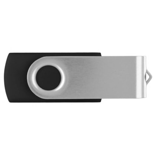 USB Swivel Flash Drive Silver, 8 GB, Black