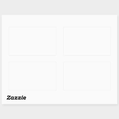 Sticker Custom Rectangle Stickers, Format: Sheet of Stickers, Size: 4.5 x 2.7 inch (sheet of 4), Paper Type: Glossy White Paper