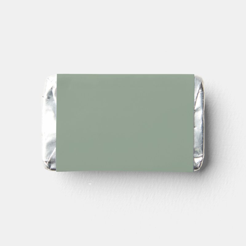 Sage Green Wedding Thank You Chocolate  Hershey\'s Miniatures Custom Hershey®’s Assorted Miniatures™, Non-Assembled