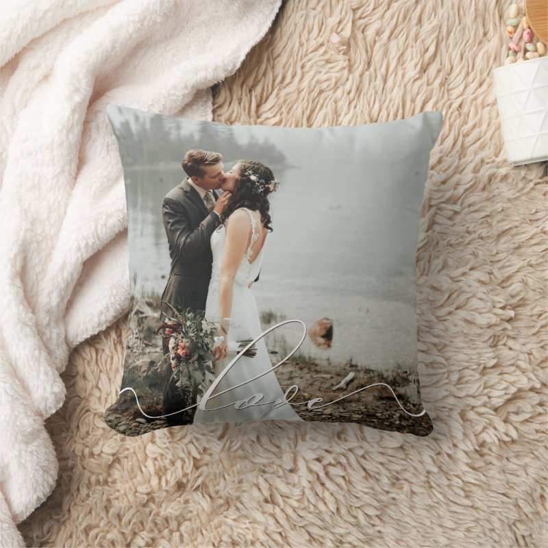 LOVE CALLIGRAPHY Script Typography Wedding Overlay Throw Pillow Throw Pillow, Throw Pillow 16\" x 16\" 3 LOVE CALLIGRAPHY Script Typography Wedding Overlay Throw Pillow Throw Pillow, Throw Pillow 16\\" x 16\\"