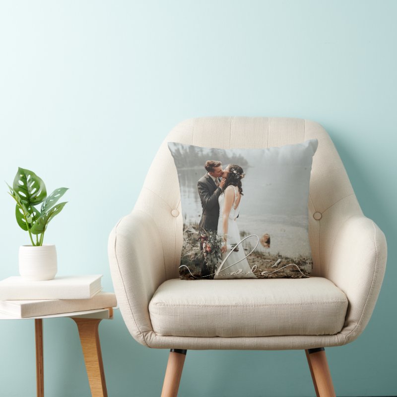 LOVE CALLIGRAPHY Script Typography Wedding Overlay Throw Pillow Throw Pillow, Throw Pillow 16\" x 16\" 4 LOVE CALLIGRAPHY Script Typography Wedding Overlay Throw Pillow Throw Pillow, Throw Pillow 16\\" x 16\\"