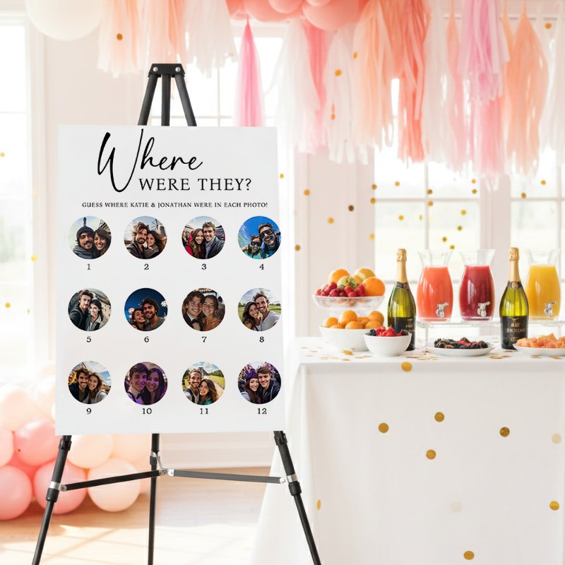 12 Photos Where Were They Engagement Wedding Game Foam Board Foam Core Board, Size: 18.00\" x 24.00\ 3 12 Photos Where Were They Engagement Wedding Game Foam Board Foam Core Board, Size: 18.00\\" x 24.00\\