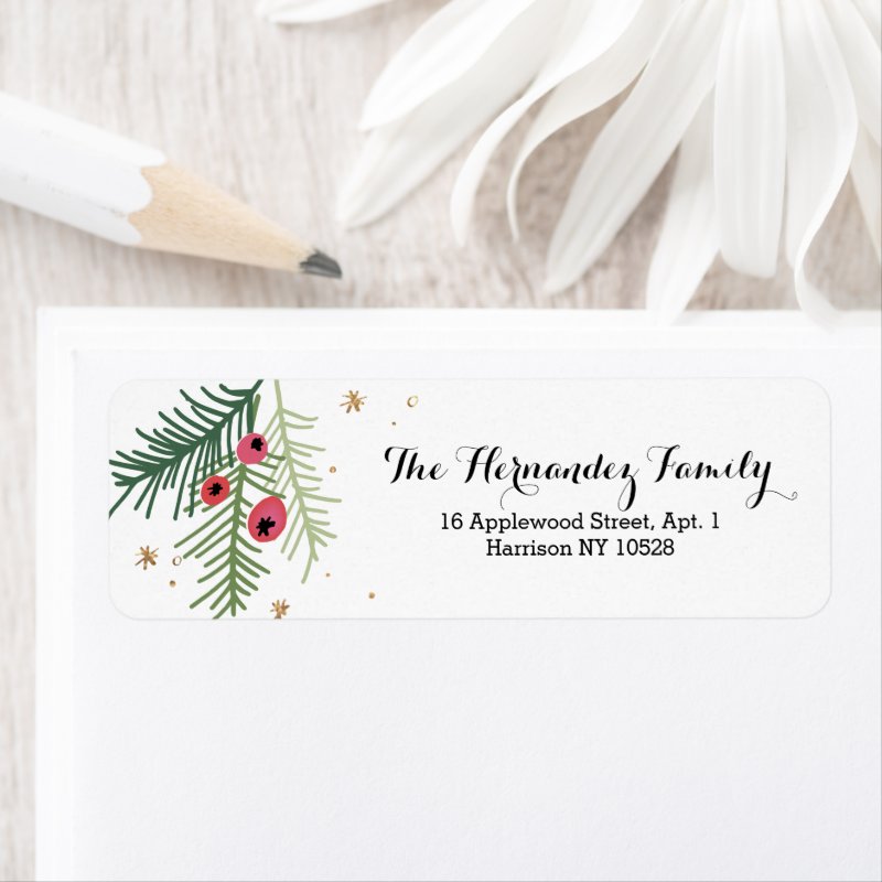 Merry Berry Collection Label Return Address Labels