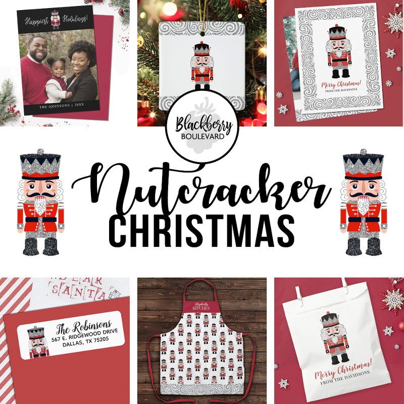 Christmas Holiday Nutcracker Return Address Label Return Address Labels