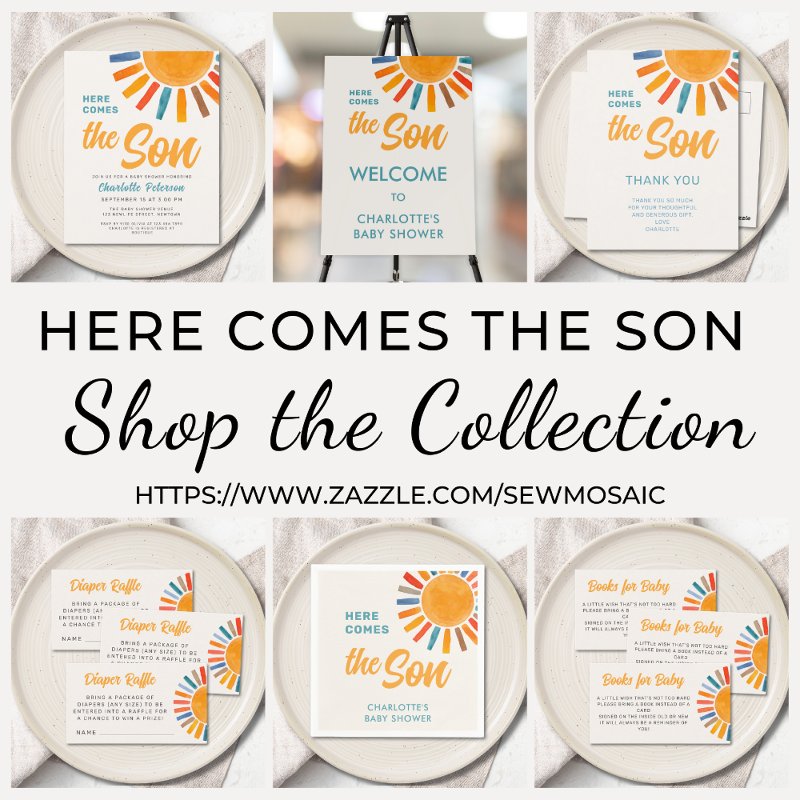 Baby Shower Sun Return Address Label Return Address Labels