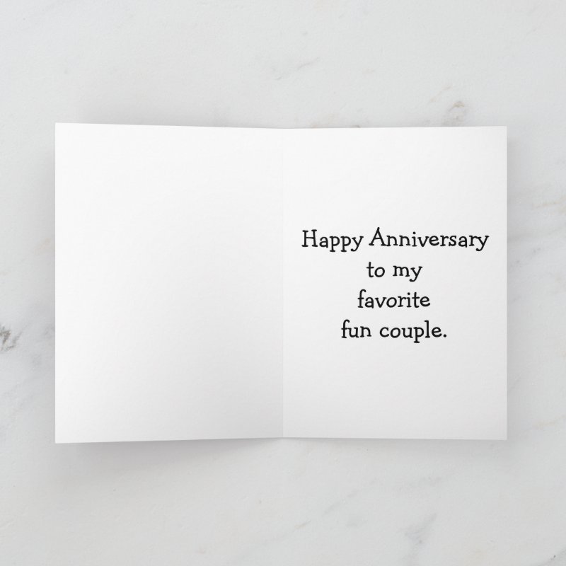 Funny Anniversary Humor Greeting Card Custom Folded Greeting Card, Size: Standard, 5\\" x 7\\