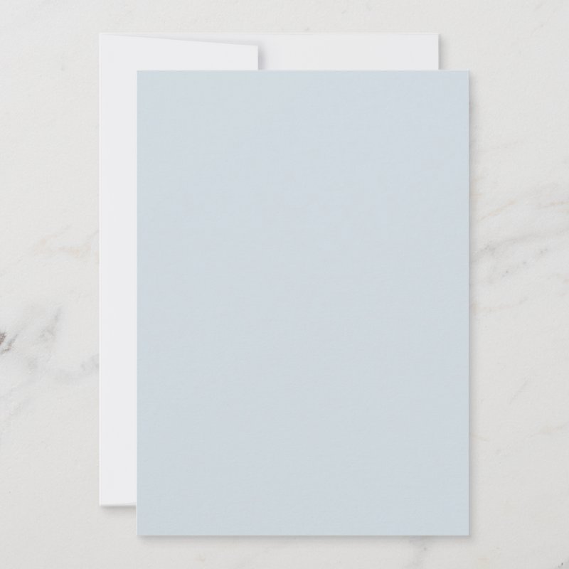 lovely dusty blue floral wedding invitation Flat Invitation, Size: 5\" x 7\ 3 lovely dusty blue floral wedding invitation Flat Invitation, Size: 5\\" x 7\\