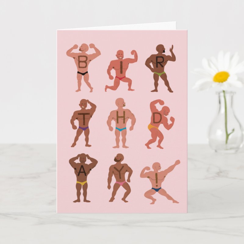 Funny Weird Chest Hair Birthday Greeting Card Custom Folded Greeting Card, Size: Standard, 5\" x 7\ 5 Funny Weird Chest Hair Birthday Greeting Card Custom Folded Greeting Card, Size: Standard, 5\\" x 7\\