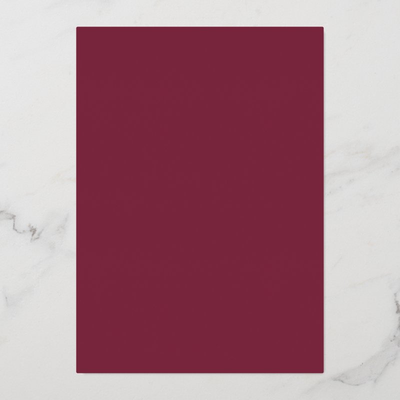 Burgundy Stains - Wine Tasting Party Gold Foil Invitation 5\\" x 7\\" Foil Invitation