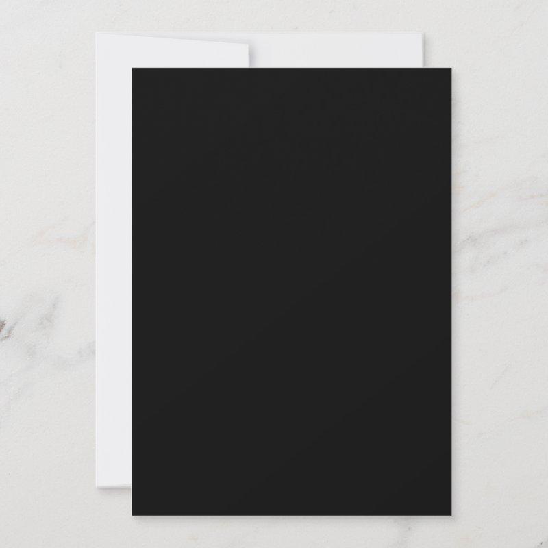 Elegant Black & White Classic Script Wedding Invitation Flat Invitation, Size: 5\" x 7\ 6 Elegant Black & White Classic Script Wedding Invitation Flat Invitation, Size: 5\\" x 7\\