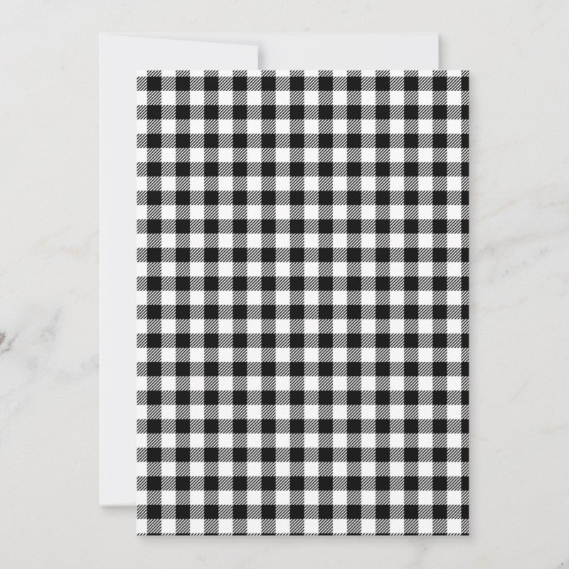 Vintage Plaid 60th Birthday Photo Invitation Flat Invitation, Size: 5\\" x 7\\
