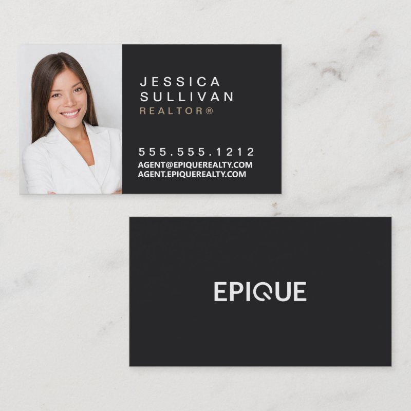 Epique Business Cards Horizontal Modern Standard, 3.5\" x 2.0\" Business Card 3 Epique Business Cards Horizontal Modern Standard, 3.5\\" x 2.0\\" Business Card