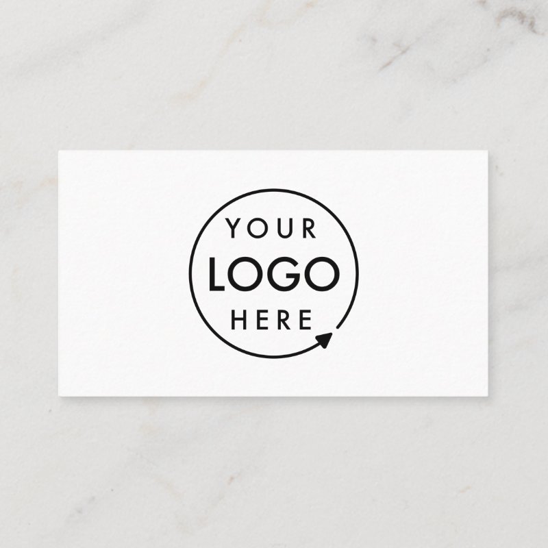 Business Cards | Custom Logo Icons Modern White Standard, 3.5\\" x 2.0\\" Business Card