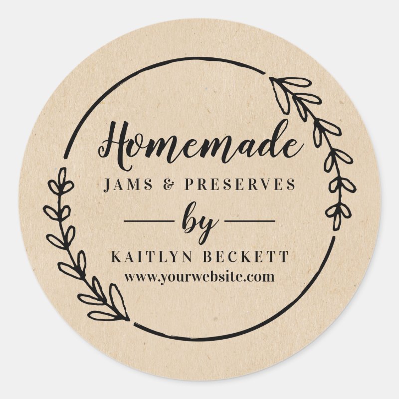 Custom Small Business Supplies Packaging Classic Round Sticker Custom Classic Round Stickers, Format: Sheet of Stickers, Size: Small, 1½ inch (sheet of 20), Paper Type: Glossy White Paper