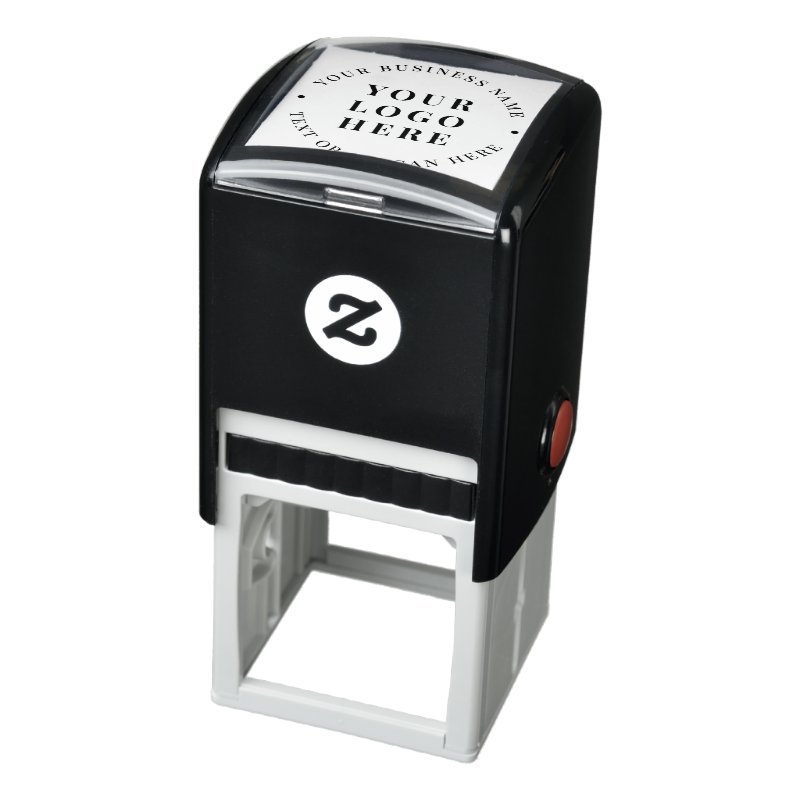 Custom Modern Round Business Logo Promotional Self-inking Stamp Custom 1.5\\" x 1.5\\" Stamp