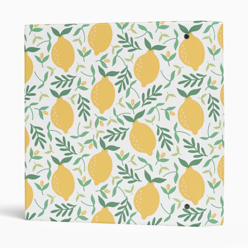 Colorful Rustic Lemon Citrus Yellow Chic Summer 3 Ring Binder Avery Signature Binder, 1\" Paper Capacity 6 Colorful Rustic Lemon Citrus Yellow Chic Summer 3 Ring Binder Avery Signature Binder, 1\\" Paper Capacity