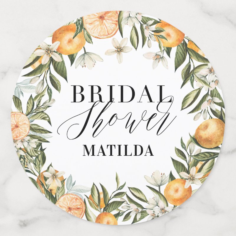 Citrus, orange blossom bridal shower party decor confetti Table Confetti 8 Citrus, orange blossom bridal shower party decor confetti Table Confetti
