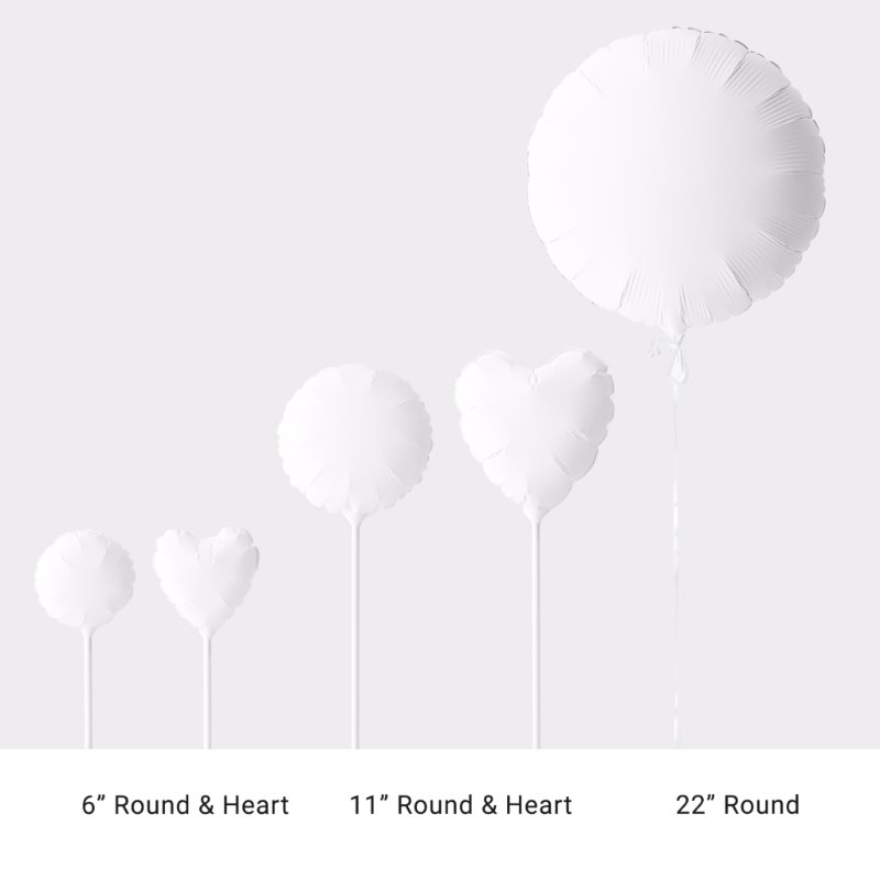Happy Birthday Simple Modern Custom Photo Balloon Small Air-Filled Balloon Round Custom Balloon