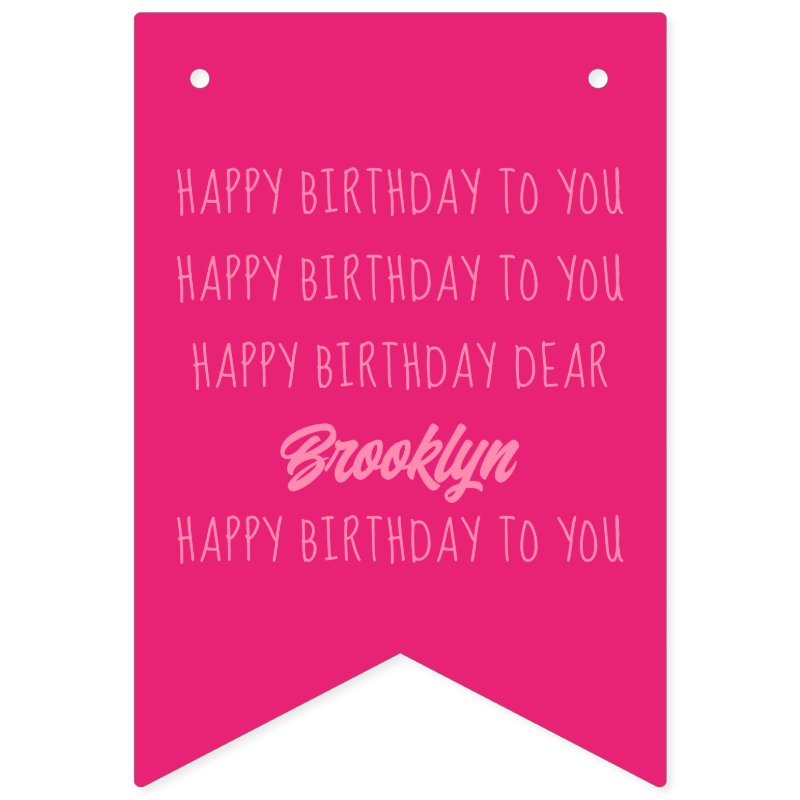 Happy Birthday to You Any Age Pink Photo Bunting Flags Custom Swallowtail Party Bunting Banner 10 Happy Birthday to You Any Age Pink Photo Bunting Flags Custom Swallowtail Party Bunting Banner