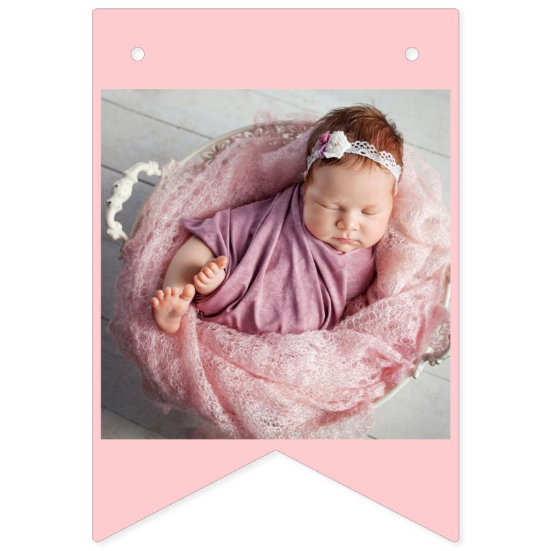 Happy Birthday to You Any Age Pink Photo Bunting Flags Custom Swallowtail Party Bunting Banner 3 Happy Birthday to You Any Age Pink Photo Bunting Flags Custom Swallowtail Party Bunting Banner