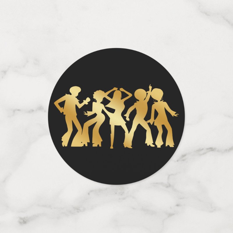 70's Disco Birthday | Gold Glitter Ball Confetti Table Confetti 3 70\'s Disco Birthday | Gold Glitter Ball Confetti Table Confetti