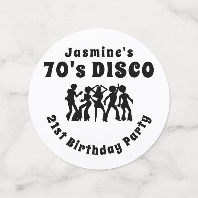 70's Disco Birthday | Gold Glitter Ball Confetti Table Confetti 5 70\'s Disco Birthday | Gold Glitter Ball Confetti Table Confetti