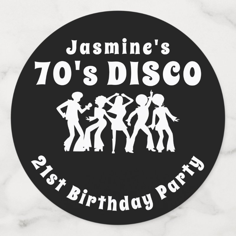 70's Disco Birthday | Gold Glitter Ball Confetti Table Confetti 8 70\'s Disco Birthday | Gold Glitter Ball Confetti Table Confetti