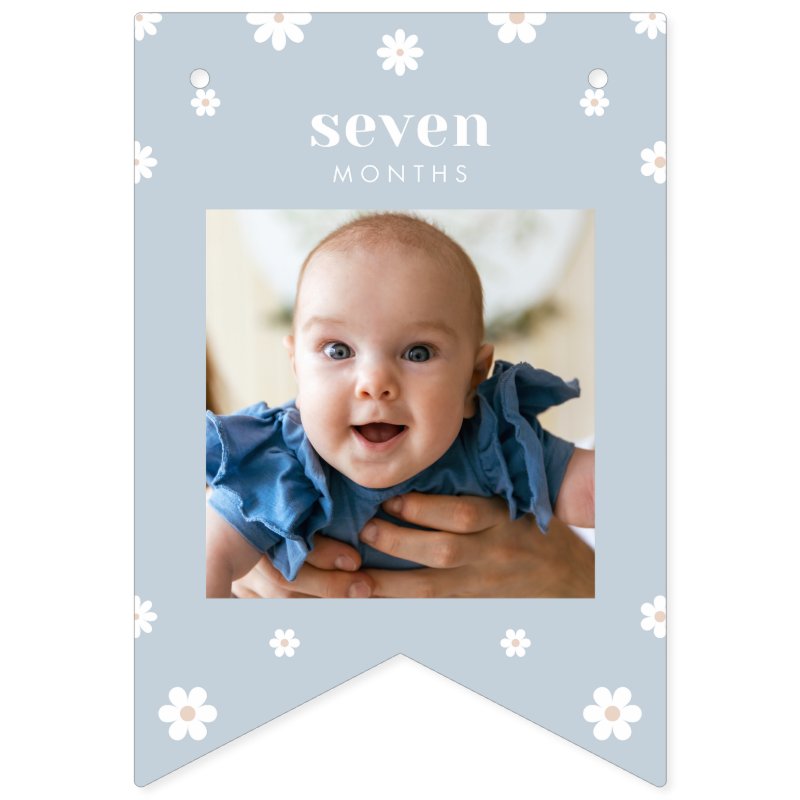 Boho Daisy First Birthday Photo Banner Custom Swallowtail Party Bunting Banner 11 Boho Daisy First Birthday Photo Banner Custom Swallowtail Party Bunting Banner